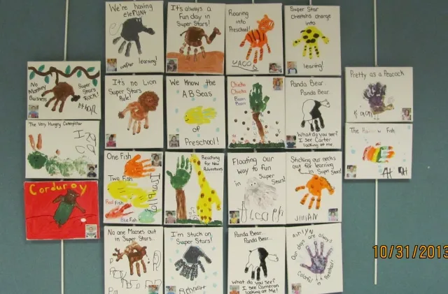 7th Annual Exhibit Children's Learning Center Handprint Art