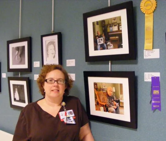 3rd Annual Exhibit Portrait of Dad with Mom