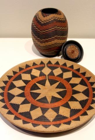 11th Annual Exhibit Navajo Wedding Basket and Zulu Beer Basket