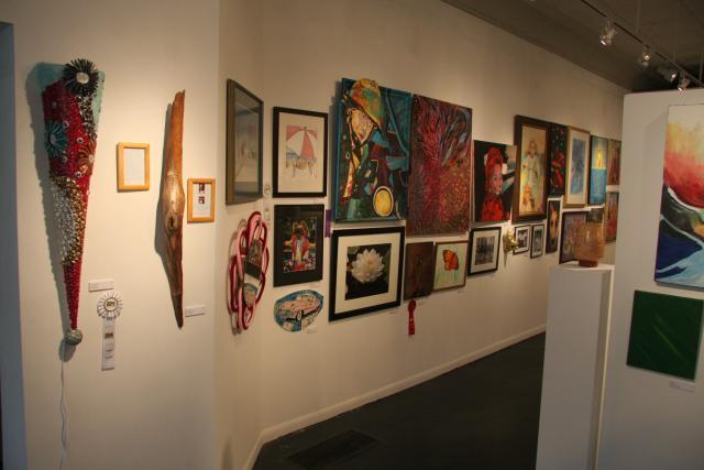 11th Annual Exhibit View of one of the 2010 Gallery Wall