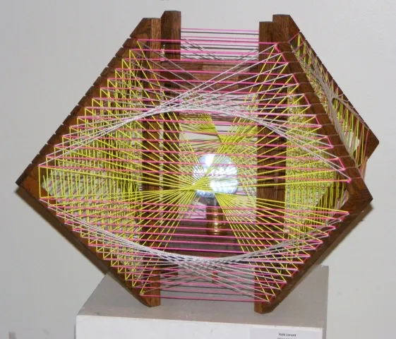 12th Annual Exhibit String Art Sculpture