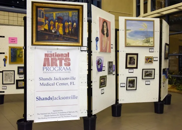 3rd Annual Exhibit Showcasing the talents from this year's participants in the UF Health Jacksonville LRC Atrium 