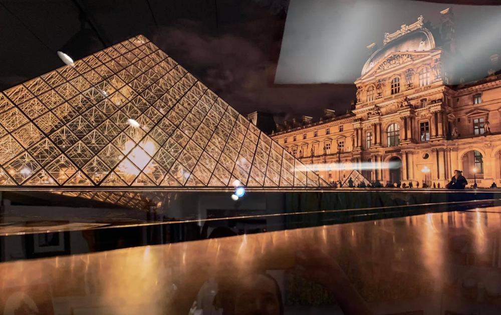 20th Annual Exhibit The Louvre at Night