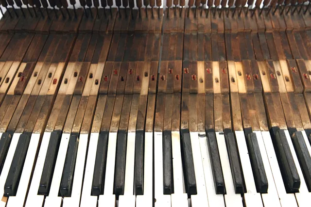 17th Annual Exhibit Suspended Piano