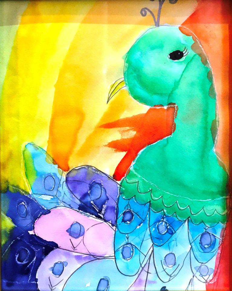 18th Annual Exhibit The Rainbow Peacock