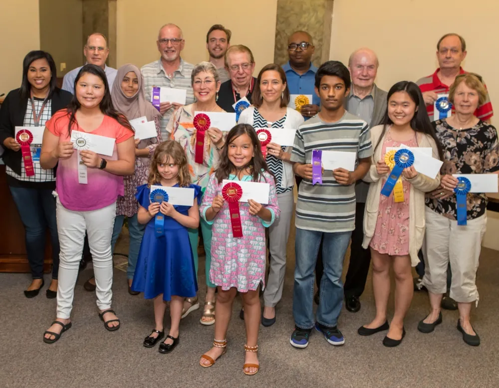 12th Annual Exhibit 2018 winners at the awards reception for DFW Airport