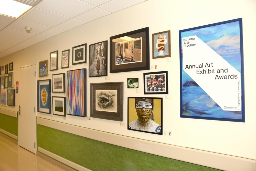 6th Annual Exhibit One of the many art filled hallways of Lurie Childrens Hospital