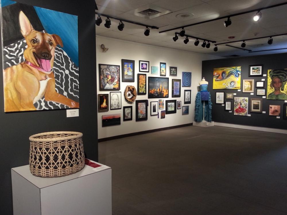 9th Annual Exhibit Artwork beautifully displayed at the DSU Gallery