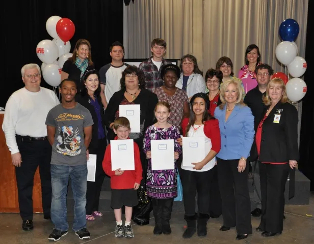 5th Annual Exhibit 2011 Winners with NAP Representatives at the Pinellas County Awards Reception