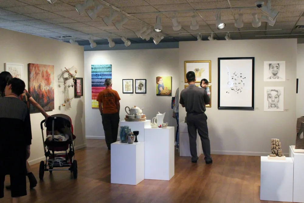 1st Exhibit Attendees experiencing the professionally exhibited show at Kennesaw State University 