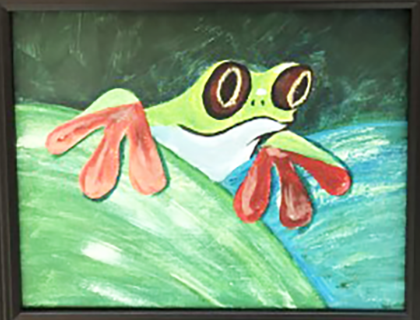 10th Annual Exhibit Frog
