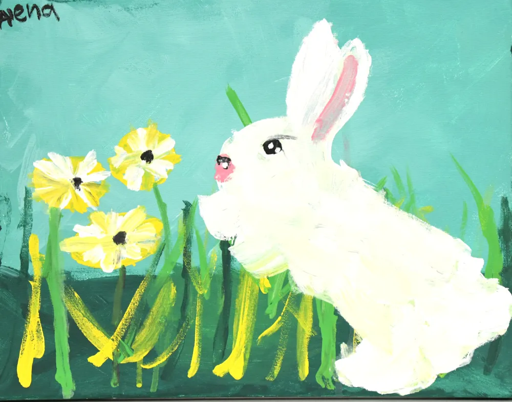 Rabbit in the Garden