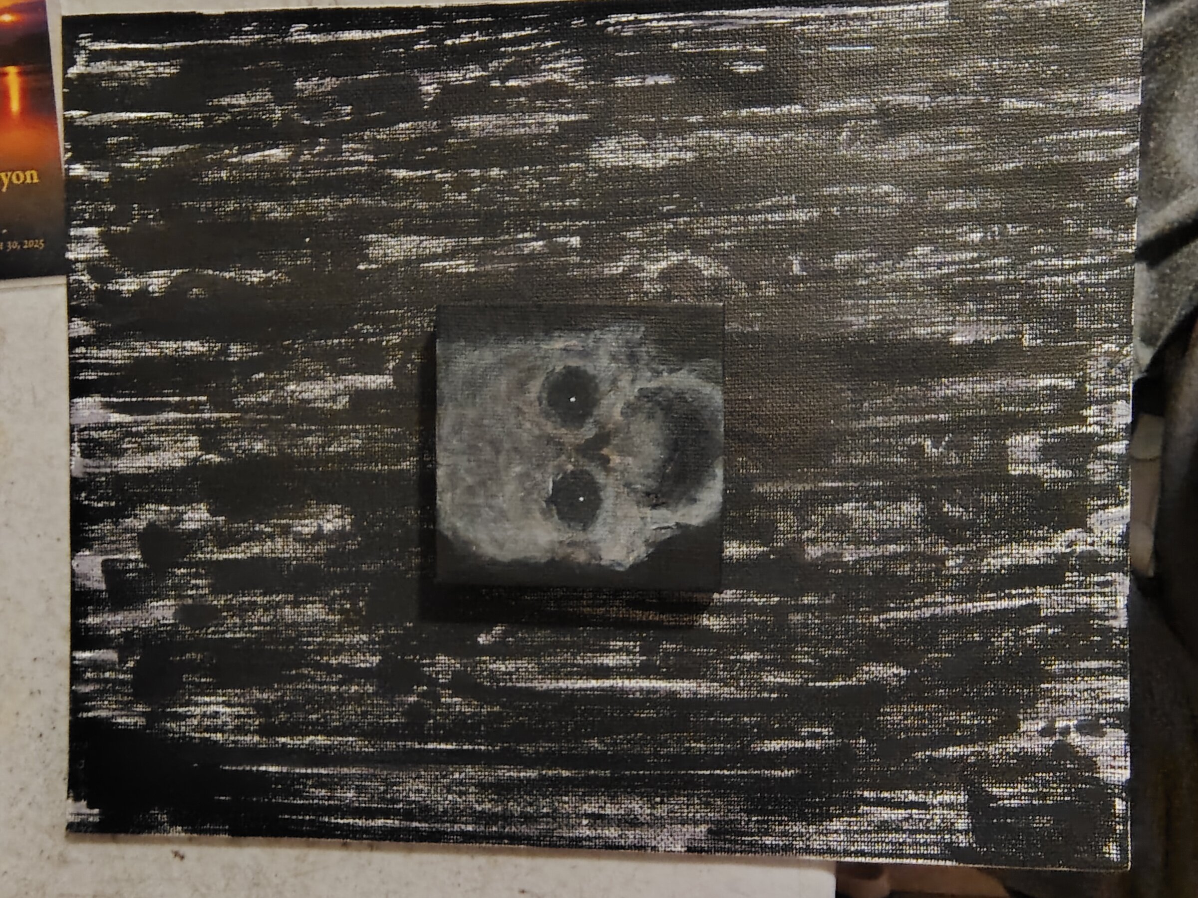 A painting I hope creeps you out 