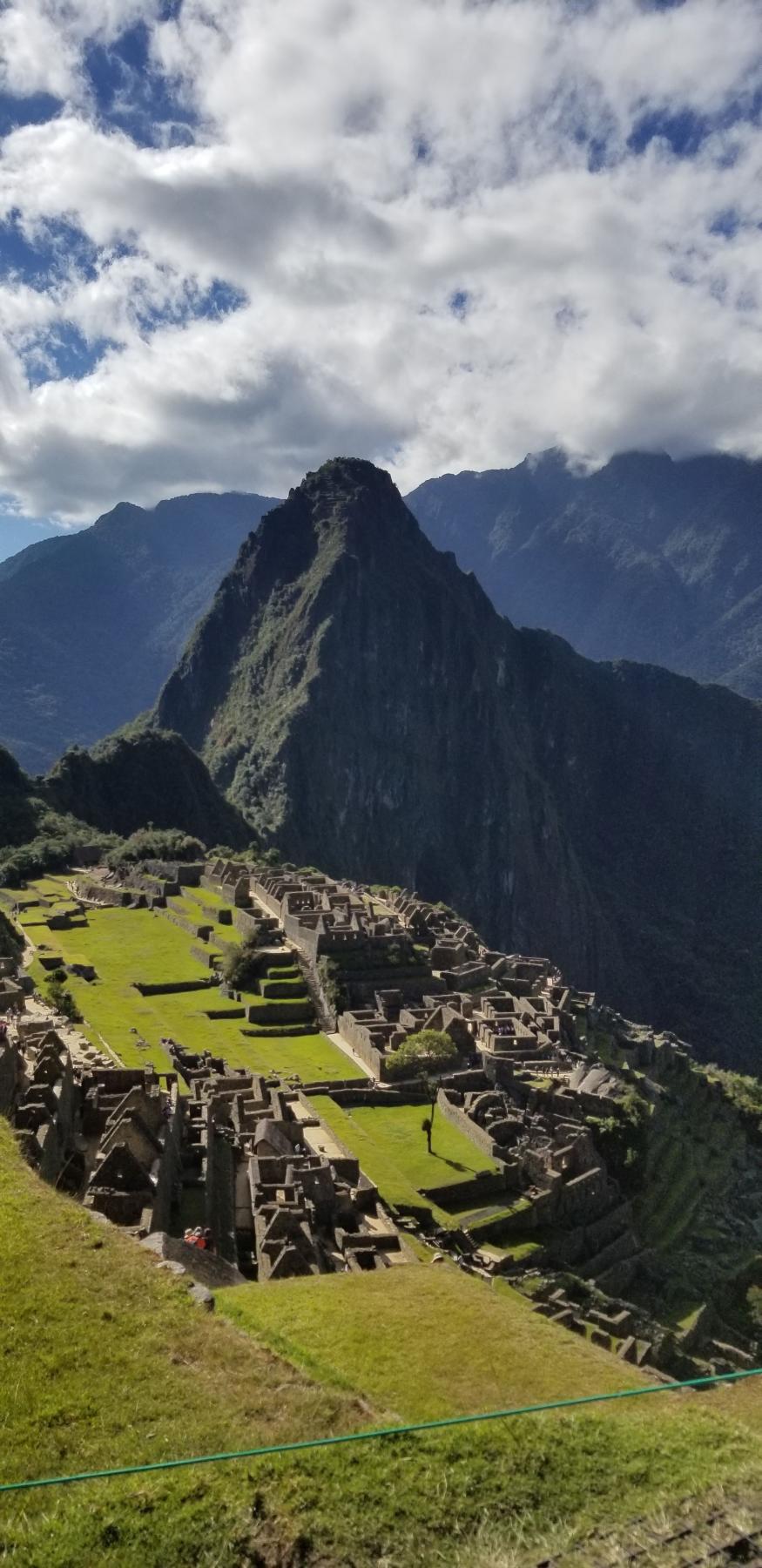 View from top of Machu Pichu