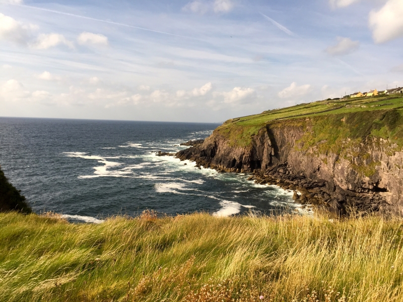 Beach, ocean, Ireland, coast, rocks