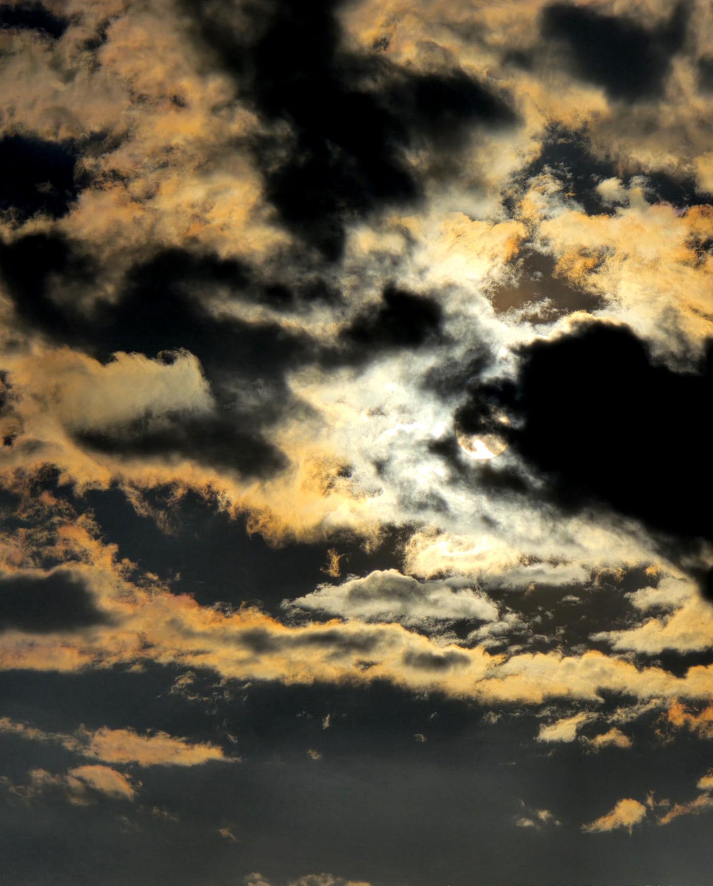 Sun setting toward the west Fort Worth, TX