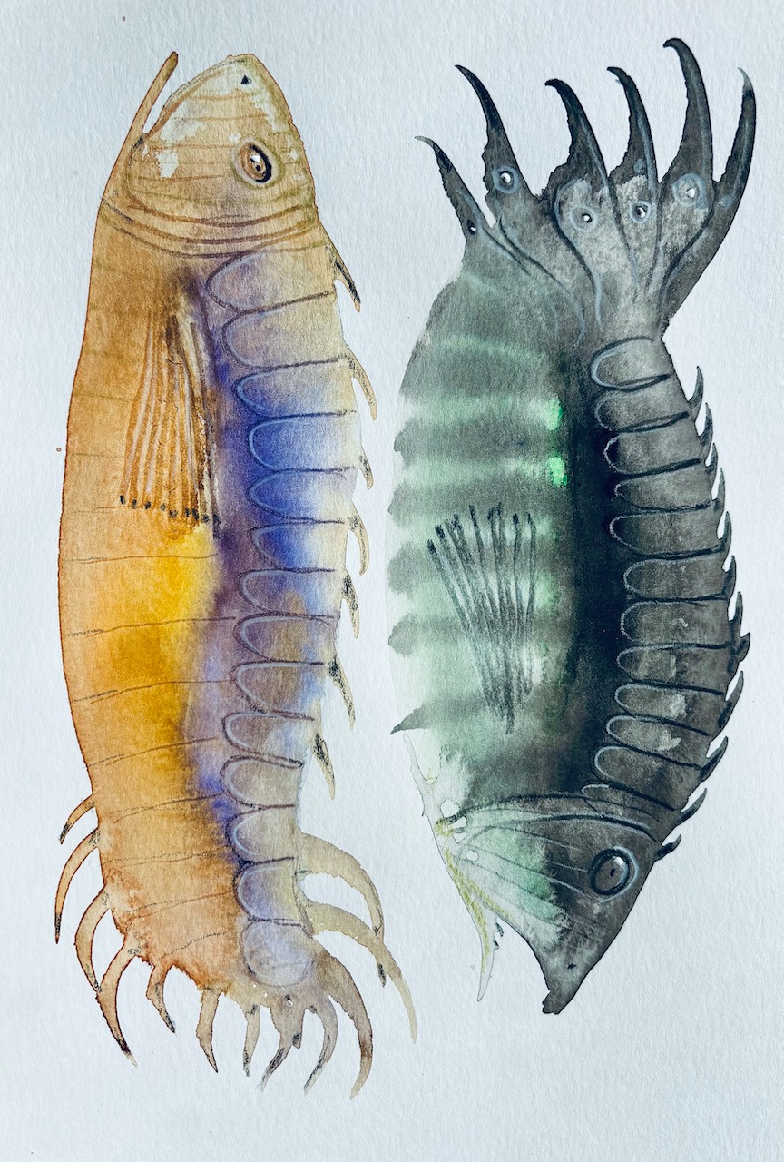 Painting in gouache, April, 2025.