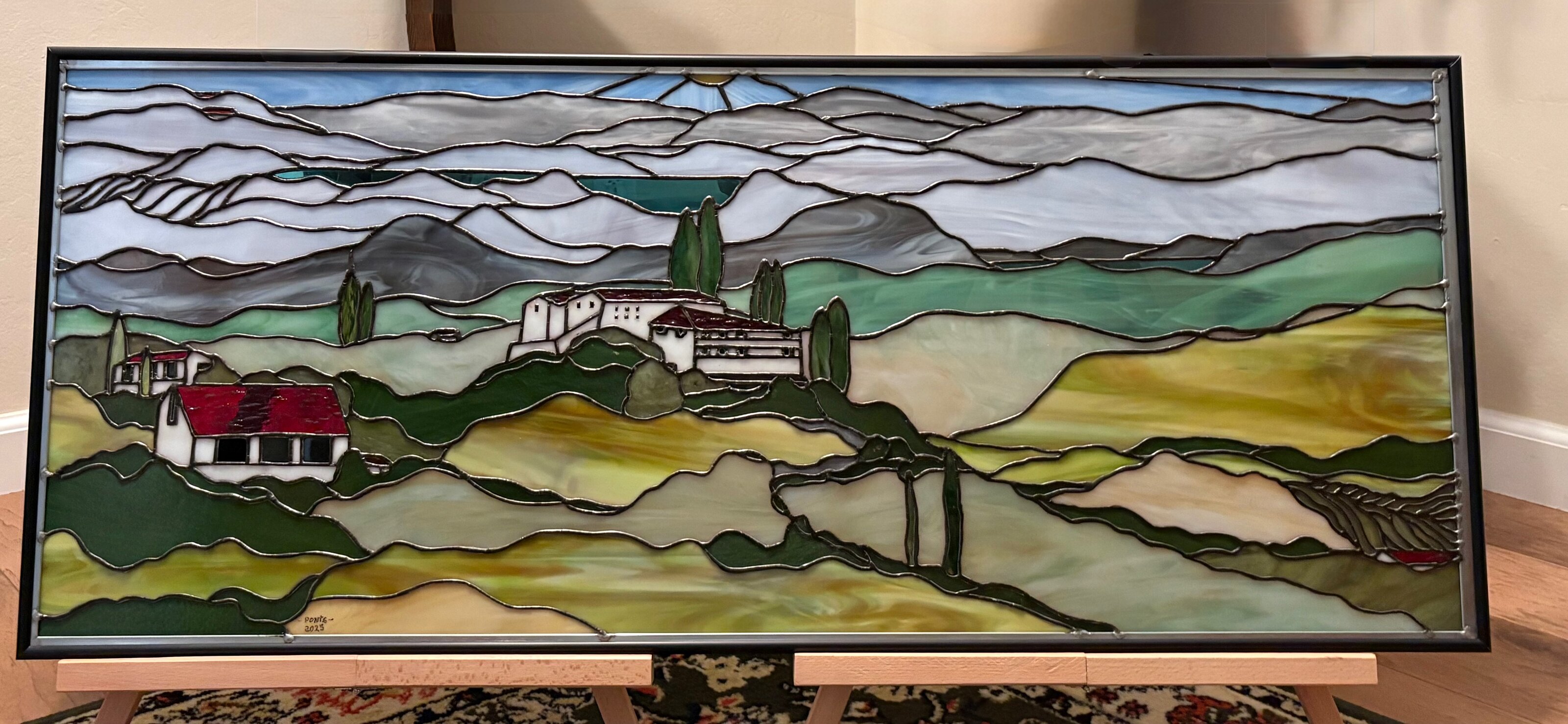 Stained Glass titled The Vineyard