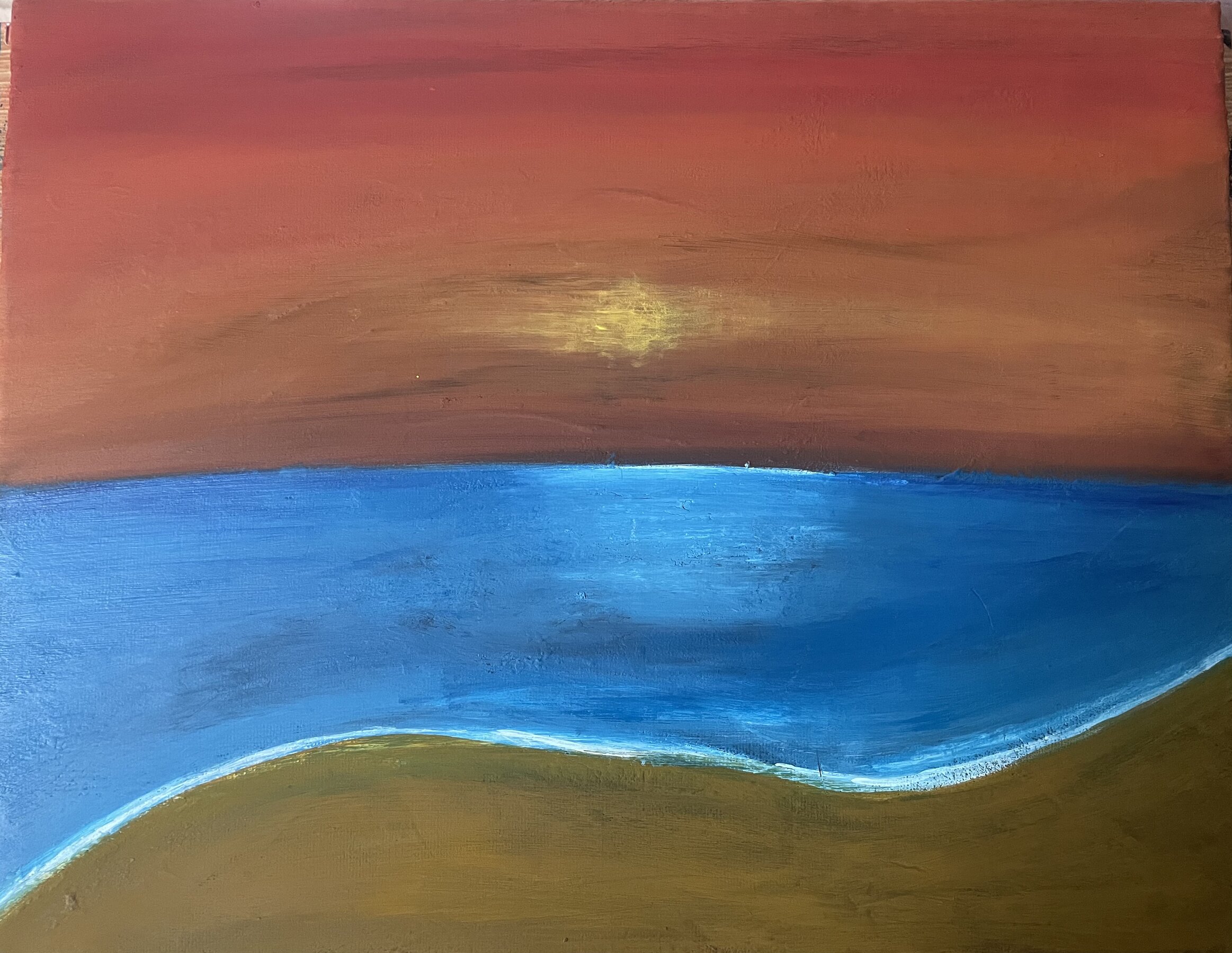 sunrise from the beach 