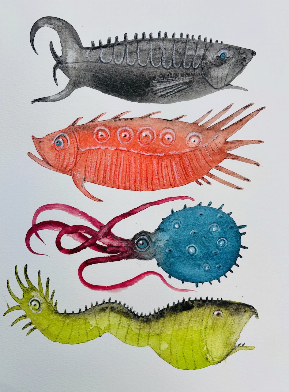 Painting in gouache, June, 2025.