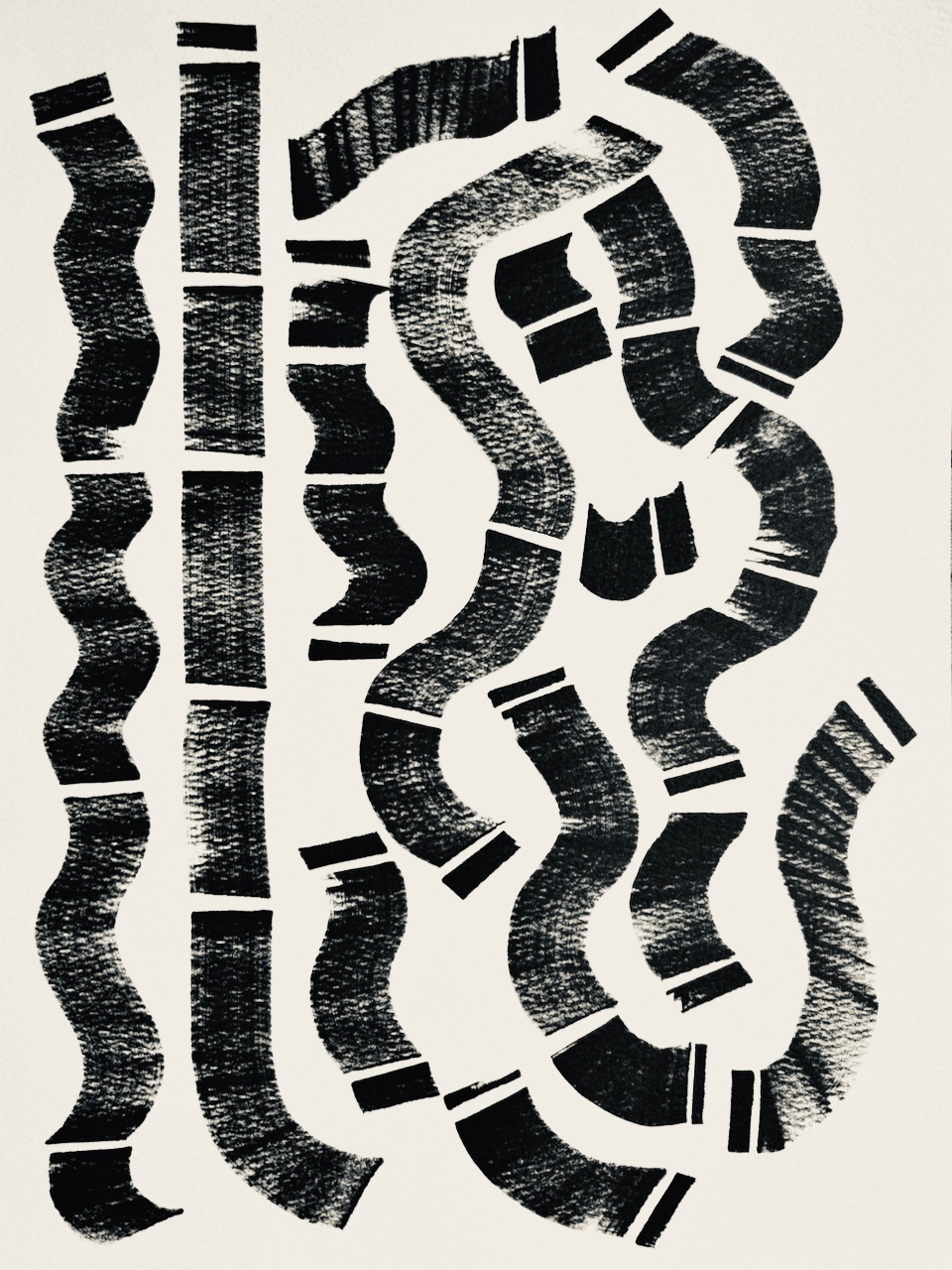 Painting with marker, June 2025.