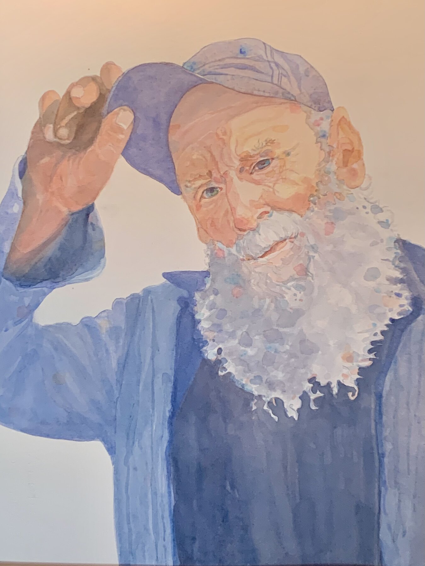 Captured an old fisherman tipping his hat at Bodega Bay, CA