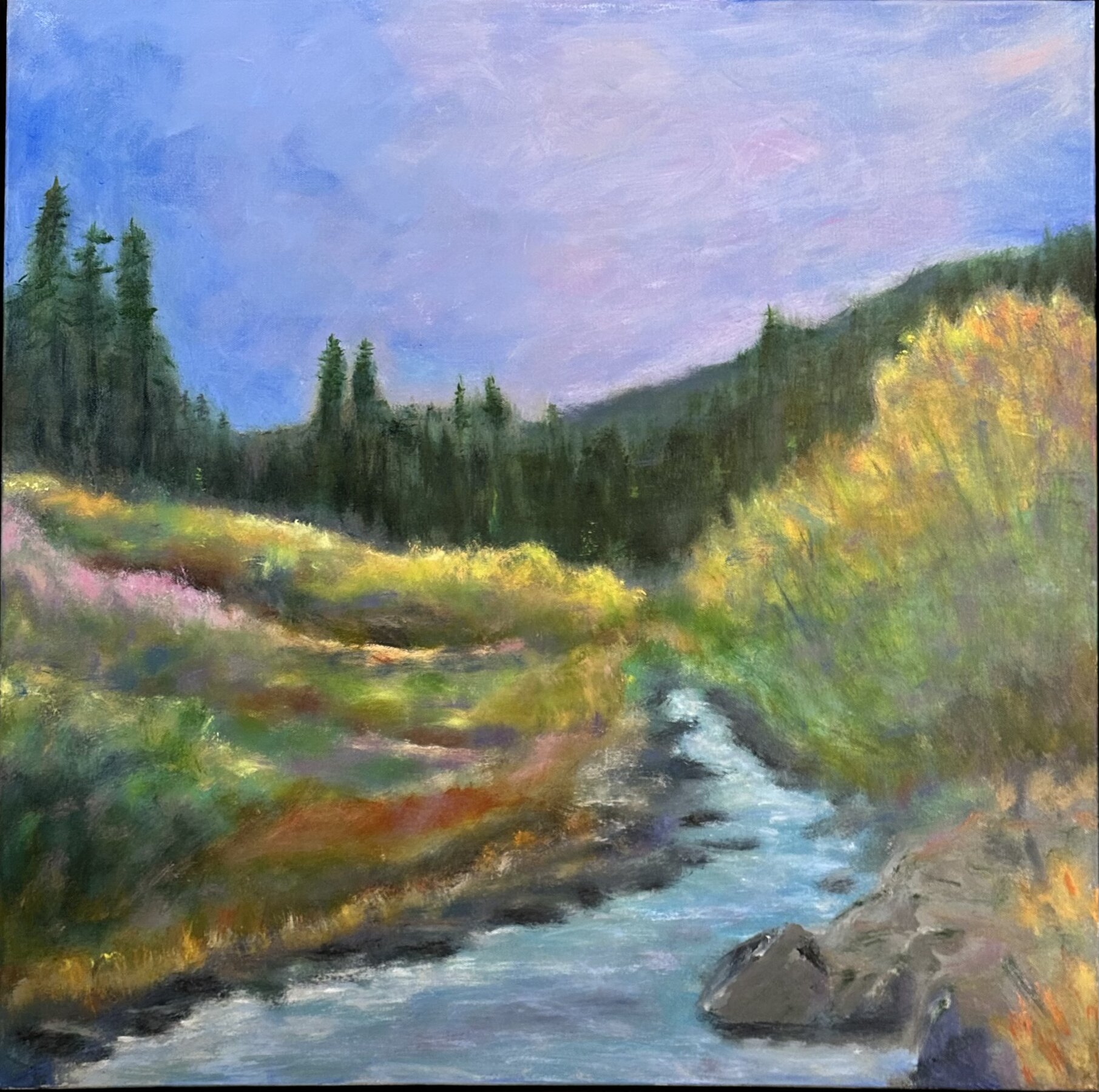 Spring Flow, 30x30, Oil