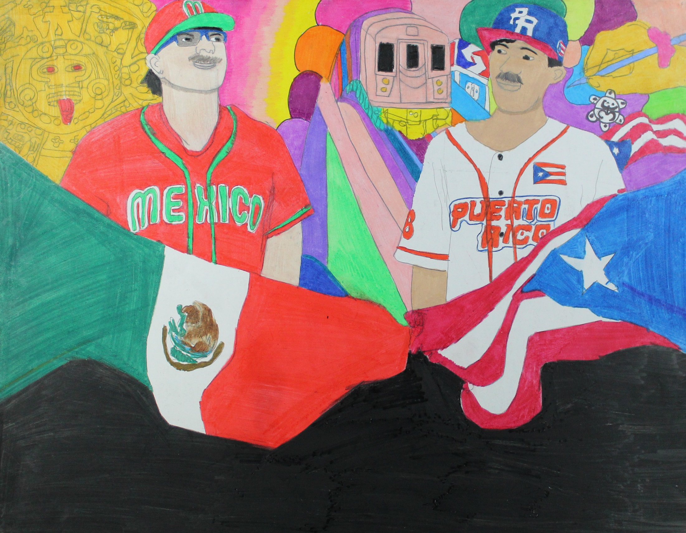 Mexico and Puerto Rico art culture 