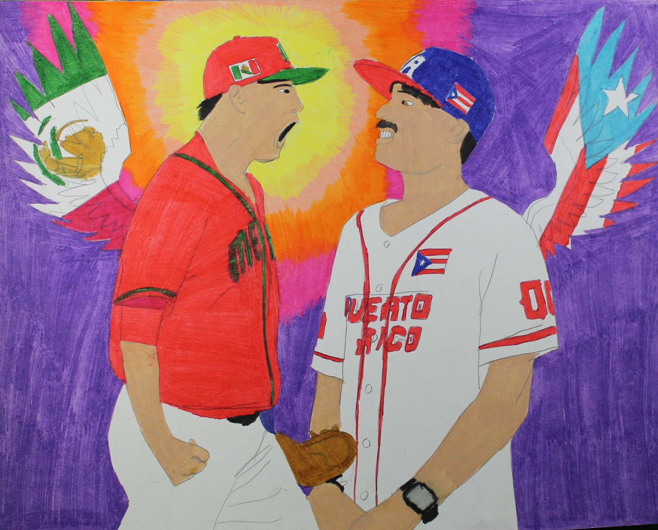 Mexico and Puerto Rico baseball face to face