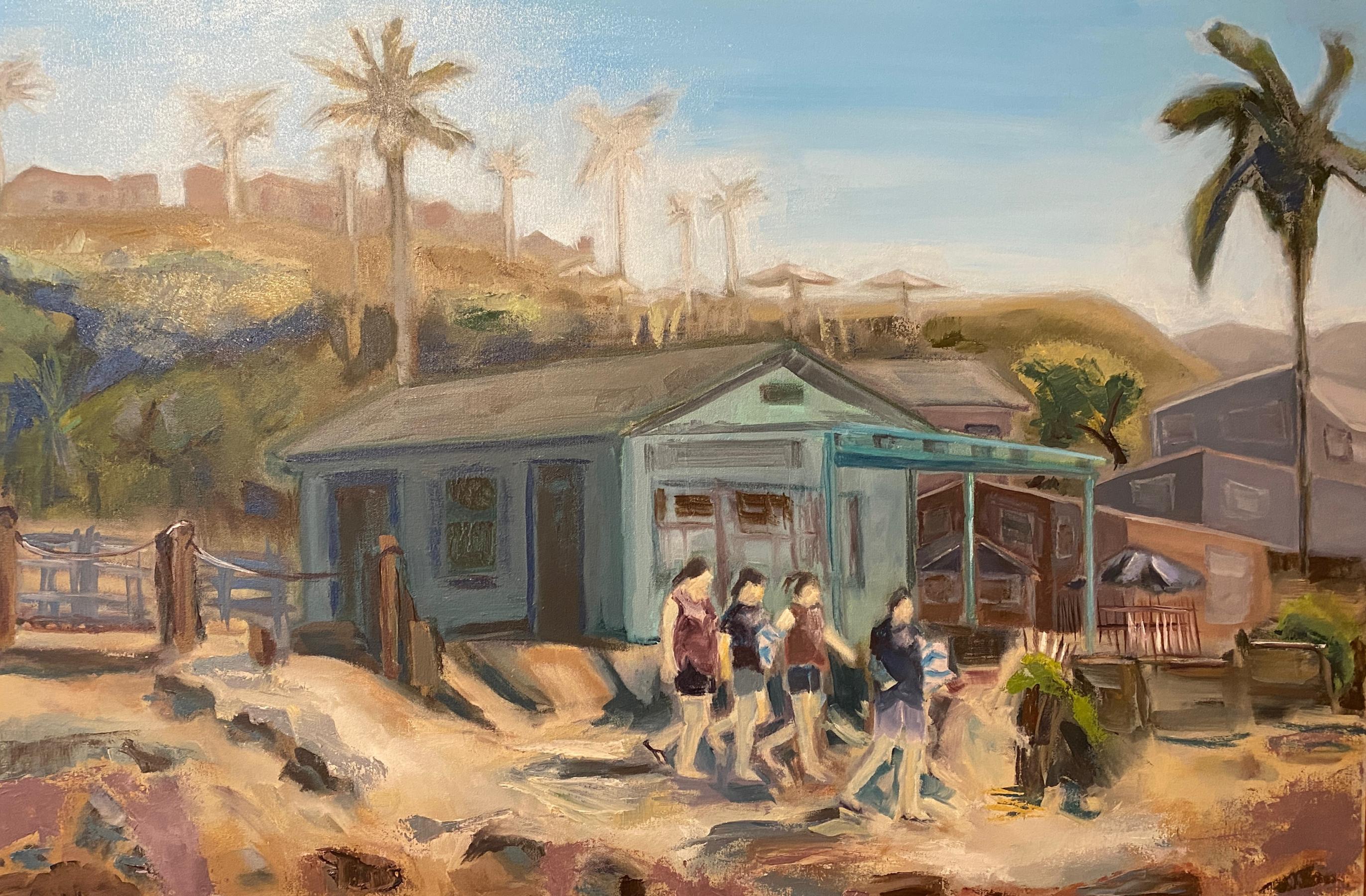 Sunny Morning Crystal Cove, Oil, 24 X 36 inches, 2023