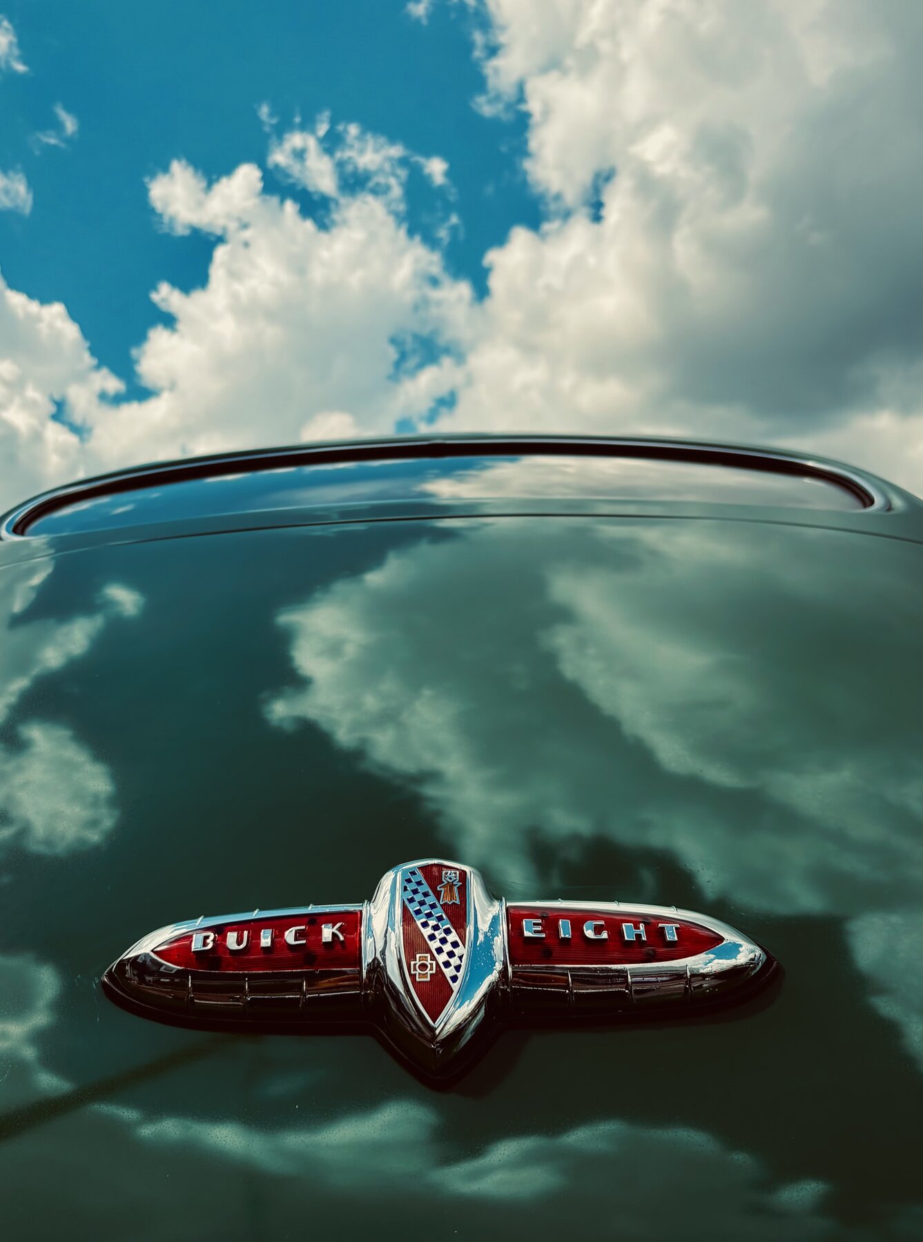 Photograph of 1050's vintage Buick automobile, August 8, 2026. 