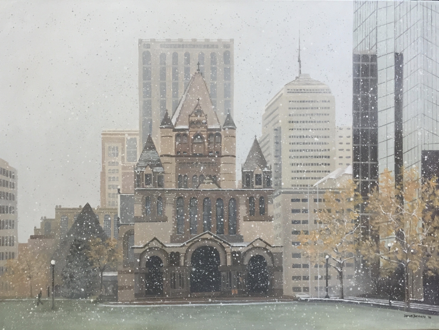 First Snow, Trinity Church Boston