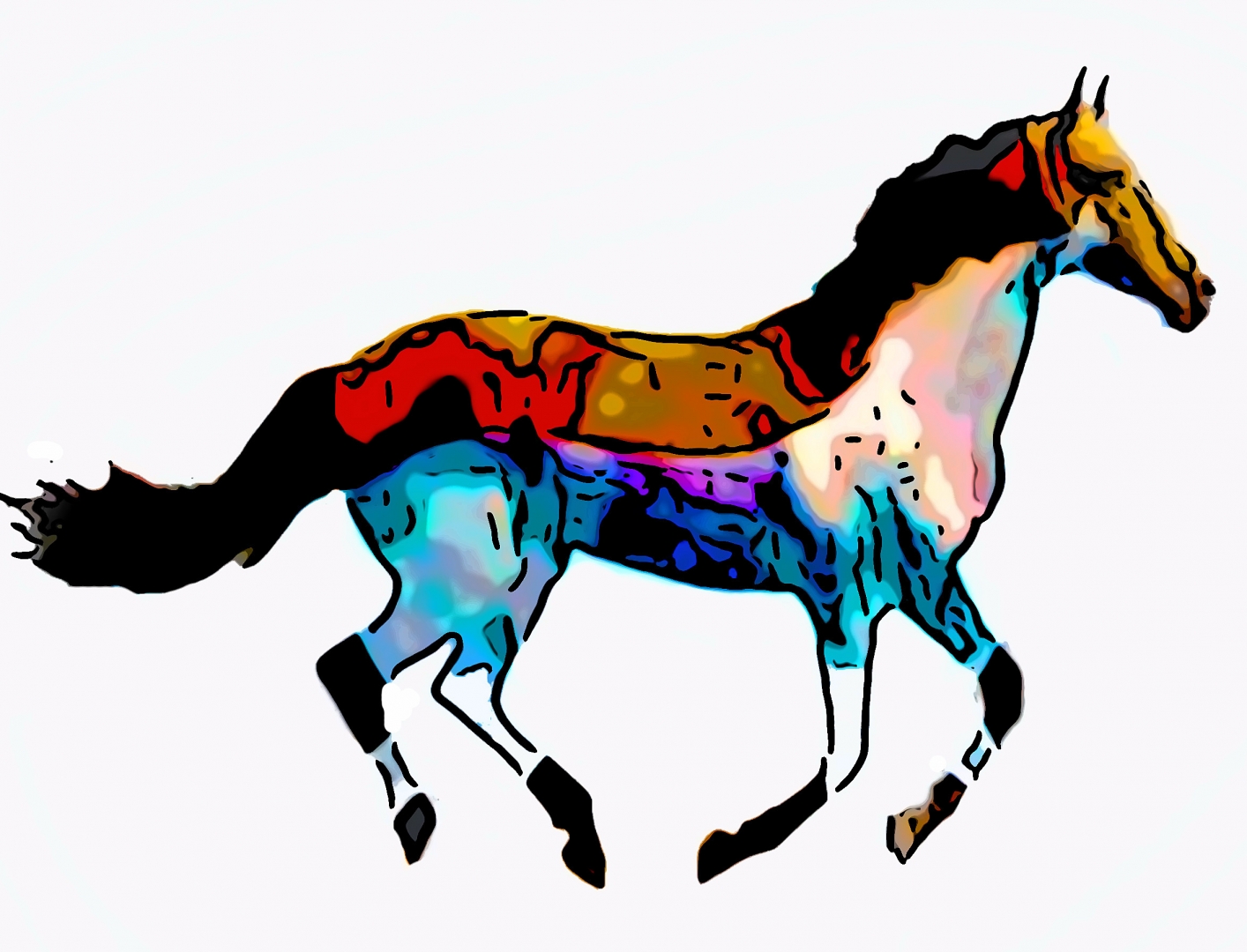 Joseph's Horse of  Many Colors