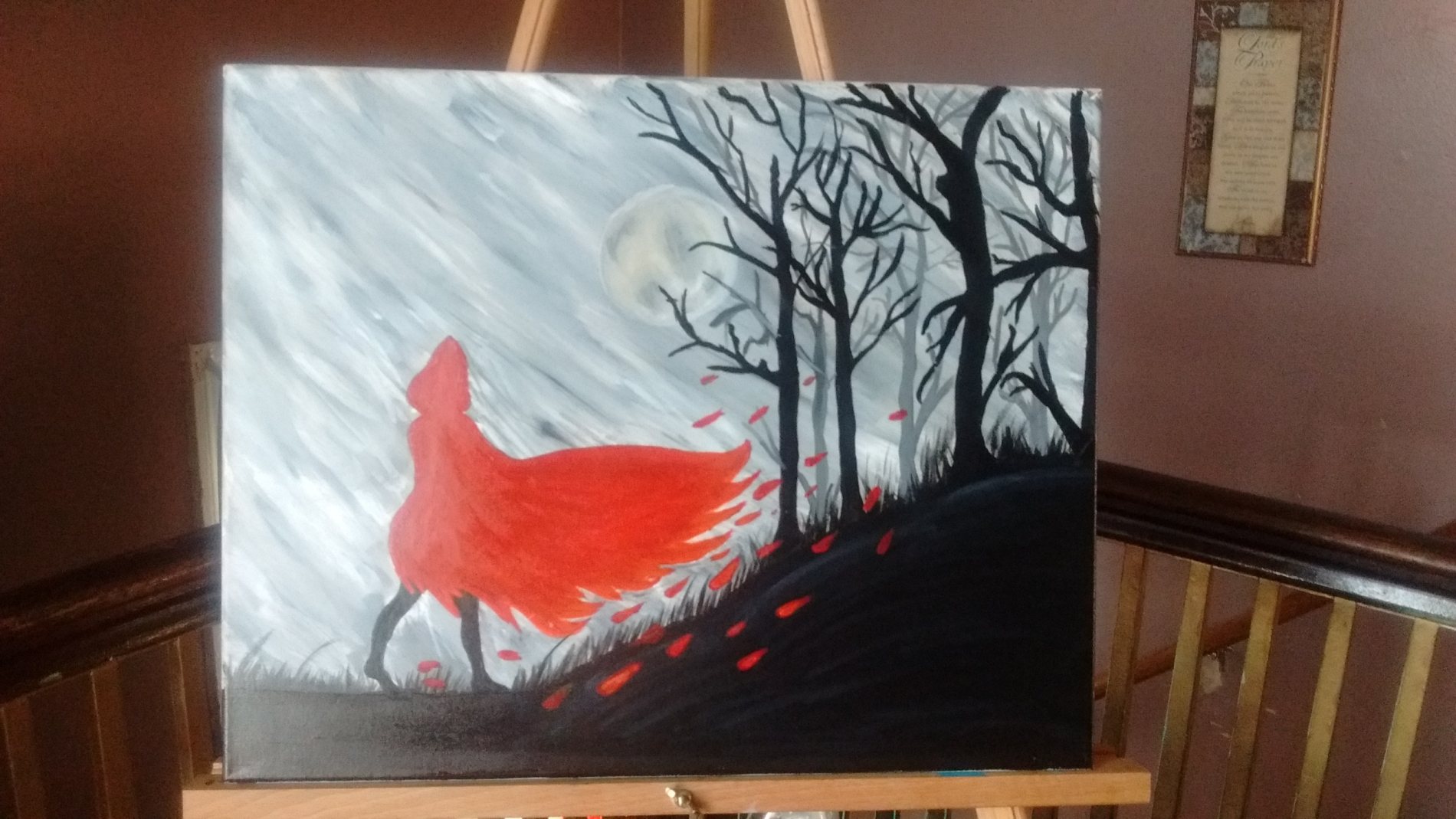 Little Red in the Windy Woods