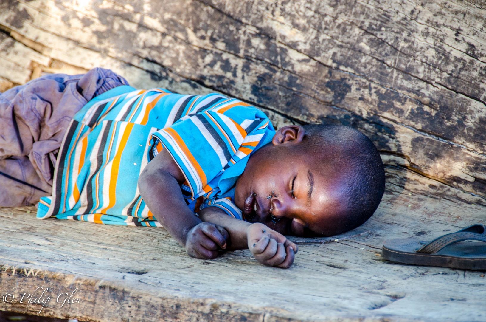 African Village; Infant Sleeping