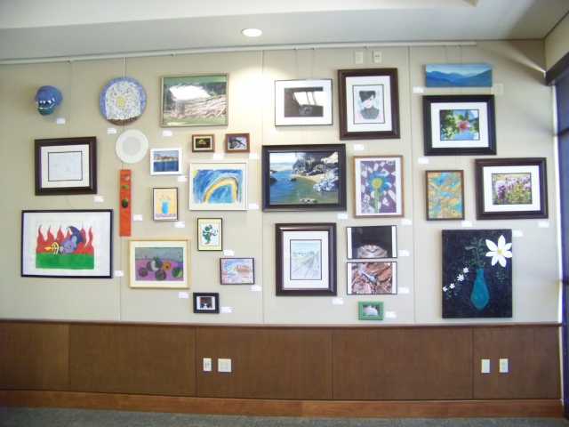 1st Annual Exhibit 2010 Youth & Teen Art Wall