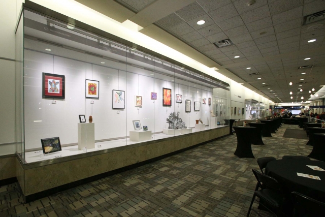 5th Annual Exhibit Thomas Reuter C Concourse Art Gallery set up for the NAP awards Reception