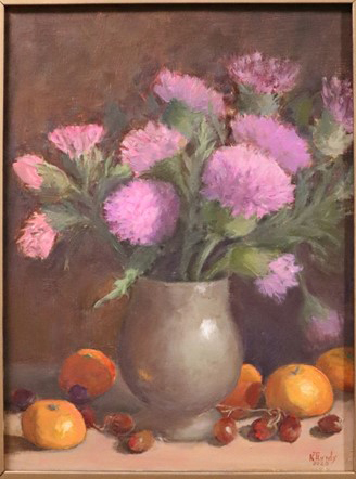 15th Annual Exhibit Orange & Purple