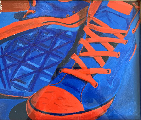 15th Annual Exhibit Shoes Blue