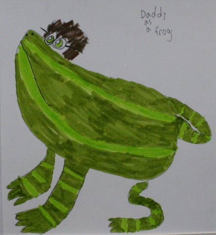 6th Annual Exhibit Daddy as a Frog