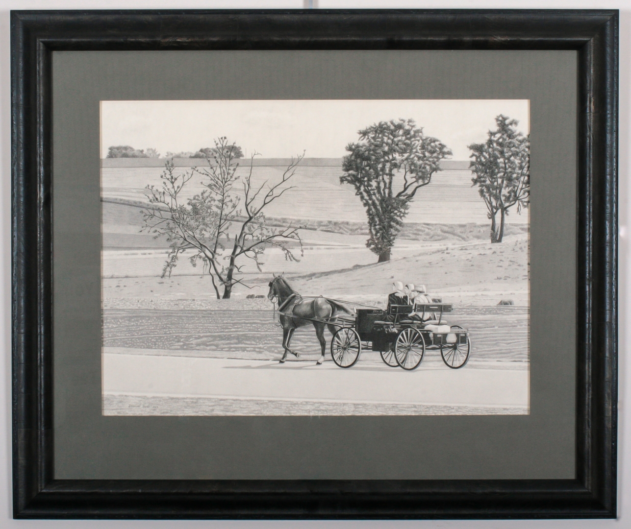 9th Annual Exhibit Preparatory Drawing for: A Ride in Serenity