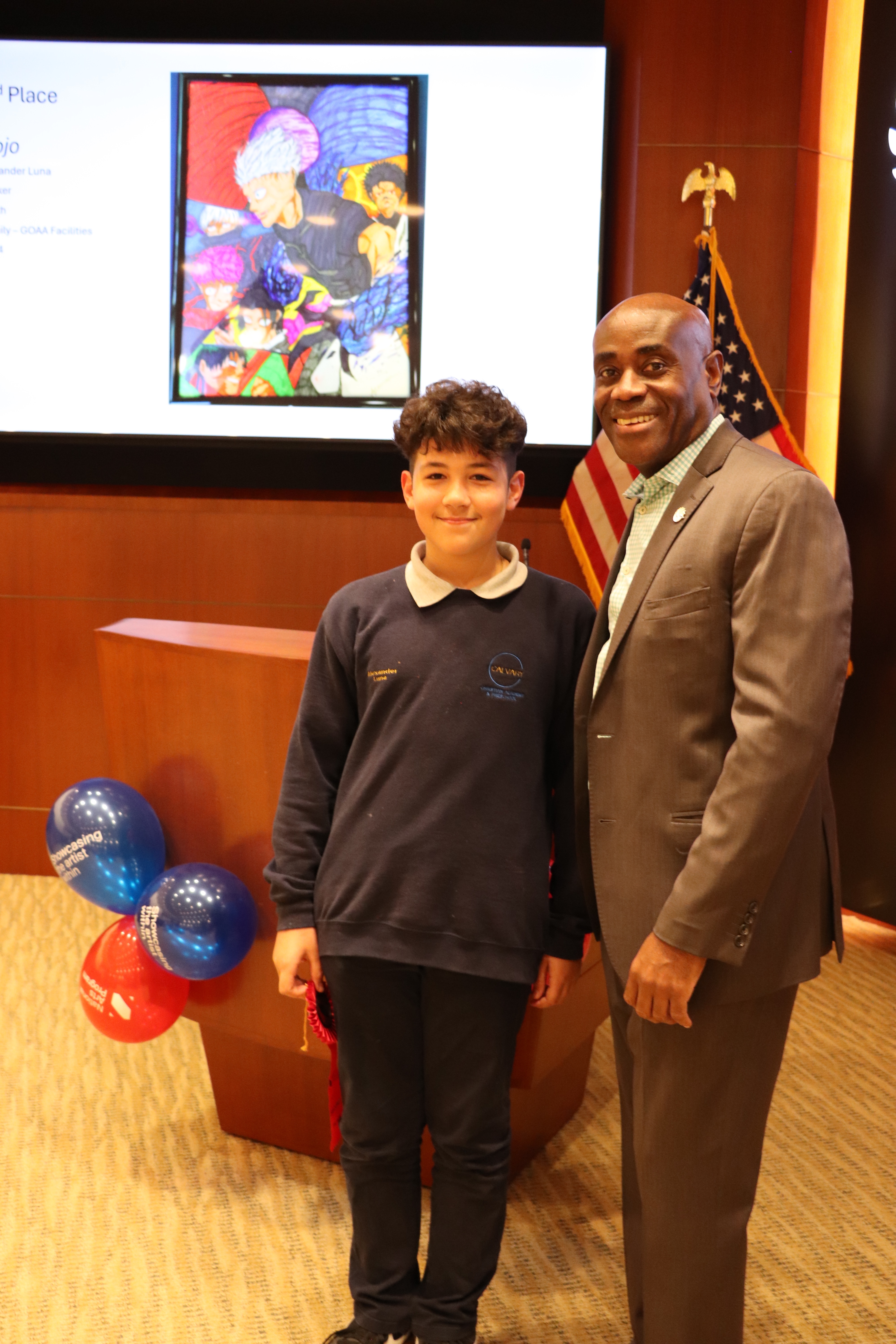 Alexander Luna with CEO Lance Lyttle