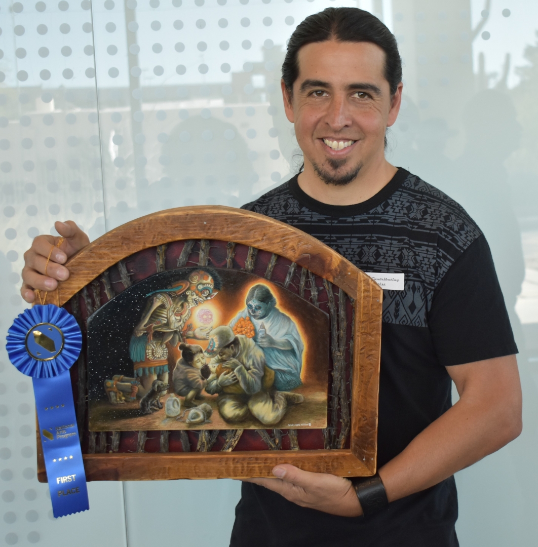 10th Annual Exhibit Mictlantecuhtli Readies the Sugar Skill Mask