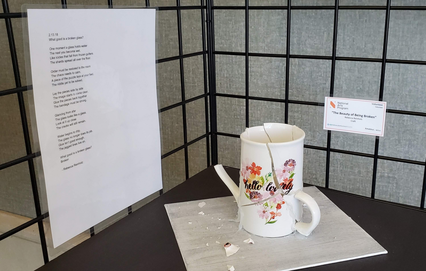 6th Annual Exhibit The Beauty of Being Broken