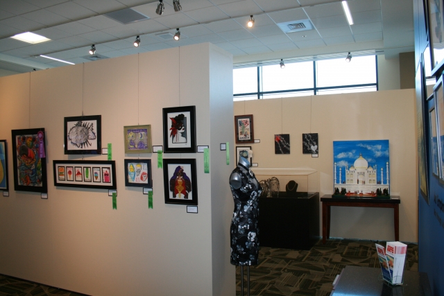 6th Annual Exhibit depARTures Gallery of Reno-Tahoe International Airport filled with artwork from employees and their family members