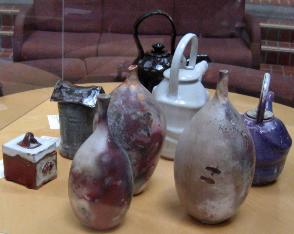 9th Annual Exhibit Ceramics Display by Ozivane Kelm & Sierra Martinez