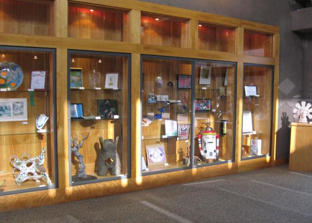 7th Annual Exhibit 2010 Artwork on dispaly at Finley Community Center