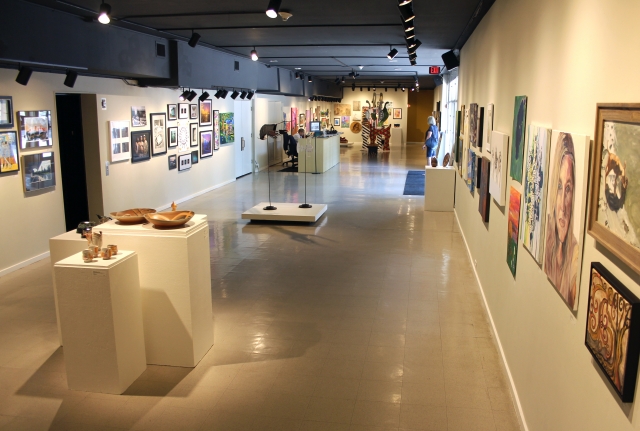 11th Annual Exhibit The gallery of the Dougherty Arts Center professionally displaying 189 pieces in this year's NAP show.
