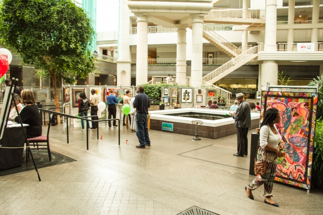 19th Annual Exhibit Artwork from the 19th Annual Fulton County Exhibit on view during their awards reception.