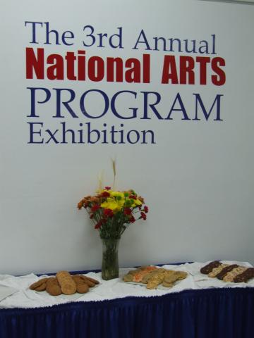 3rd Annual Exhibit 2009 Reception Table